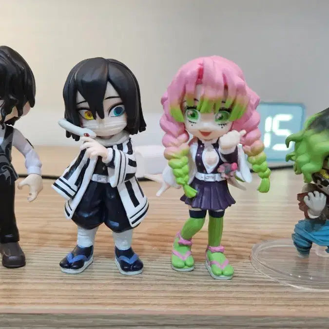 [BUNJANG] Demon Slayer: Kimetsu no Yaiba 4-Character Figure Set / 귀멸의 칼날 캐릭터 피규어 4종 세트
