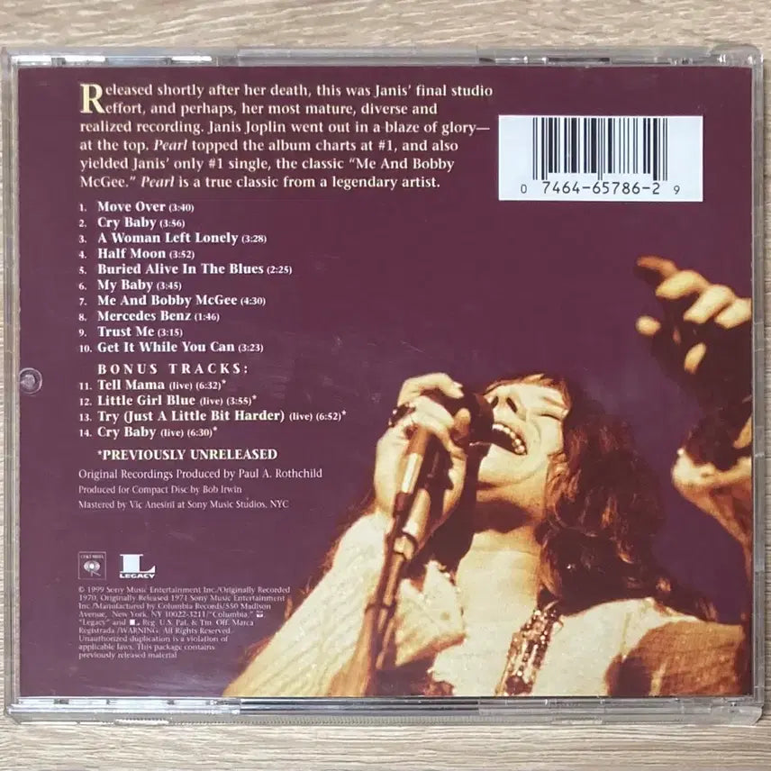 [BUNJANG] Janis Joplin Pearl CD / Janis Joplin - Pearl CD 판매
