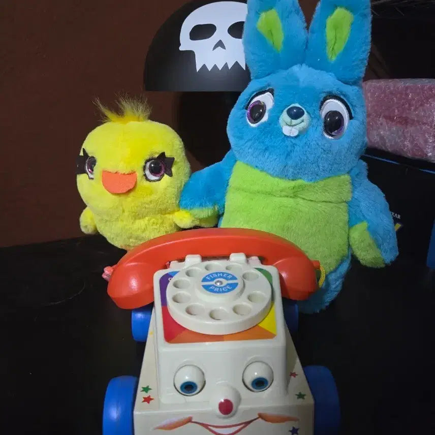 [BUNJANG] Disney Pixar Toy Story Ducky &amp; Bunny Chatter Phone Set / 토이스토리 더키버니+채터폰