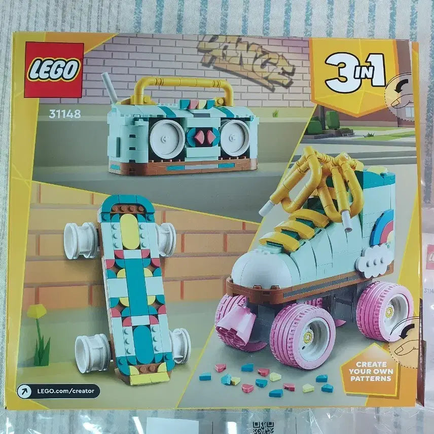 [BUNJANG] LEGO 31148 3-in-1 Retro Roller Skates Building Set / 택포 레고 31148  3-in-1  레트로 롤러스케이트