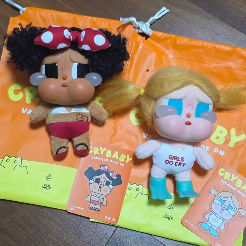 [BUNJANG] Pop Mart Crybaby Holiday Diary Splash Bundle Set / 일괄) 팝마트 크라이베이비 휴가일기 여름감성 첨벙첨벙