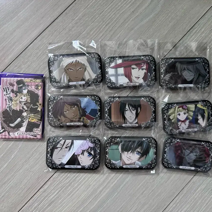 [BUNJANG] Black Butler Can Badge Set / 흑집사 캔뱃지