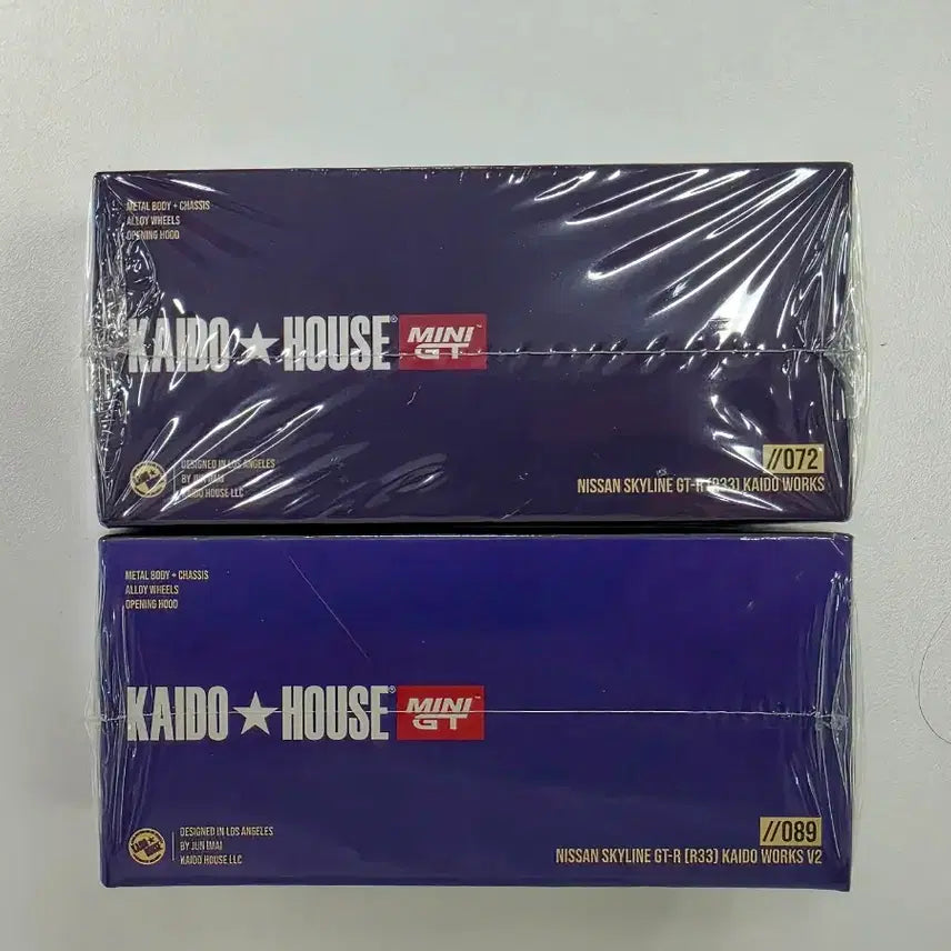 [BUNJANG] Mini GT Kaido House Nissan Skyline GT-R (R33) 072 &amp; 089 / [미니지티 카이도 하우스 닛산 스카이라인 GT-R (R33) 072, 089