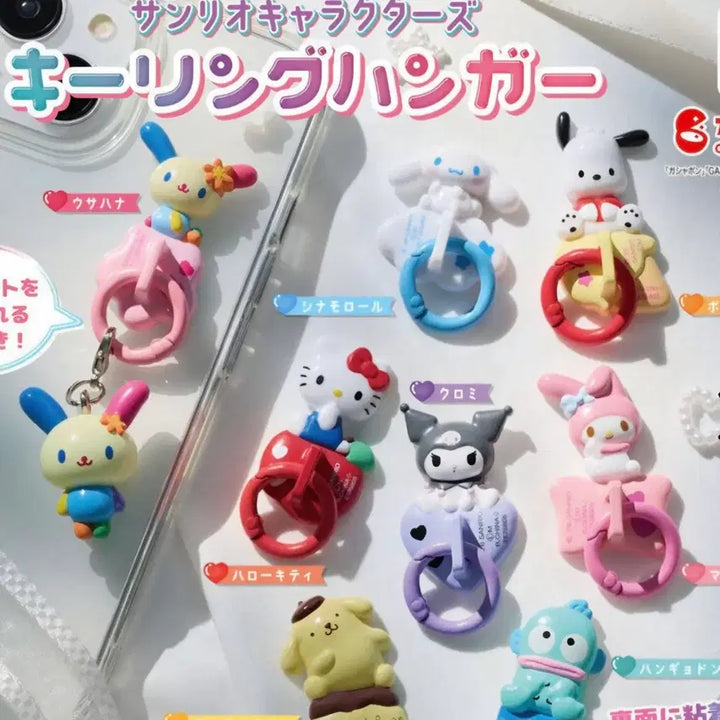 [BUNJANG] Sanrio Pochacco Keyring Hanger Gacha / 산리오 키링 행거 가챠포차코