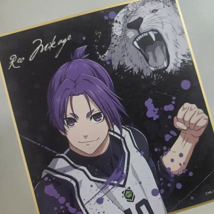[BUNJANG] Blue Lock Mikage Reo Illustration Shikishi Board / 블루록 미카게 레오 일러스트 색지