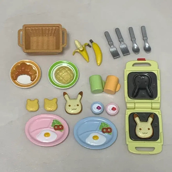 [BUNJANG] Sylvanian Families Breakfast Set (Discontinued) / 단종 실바니안 소품 아침식사