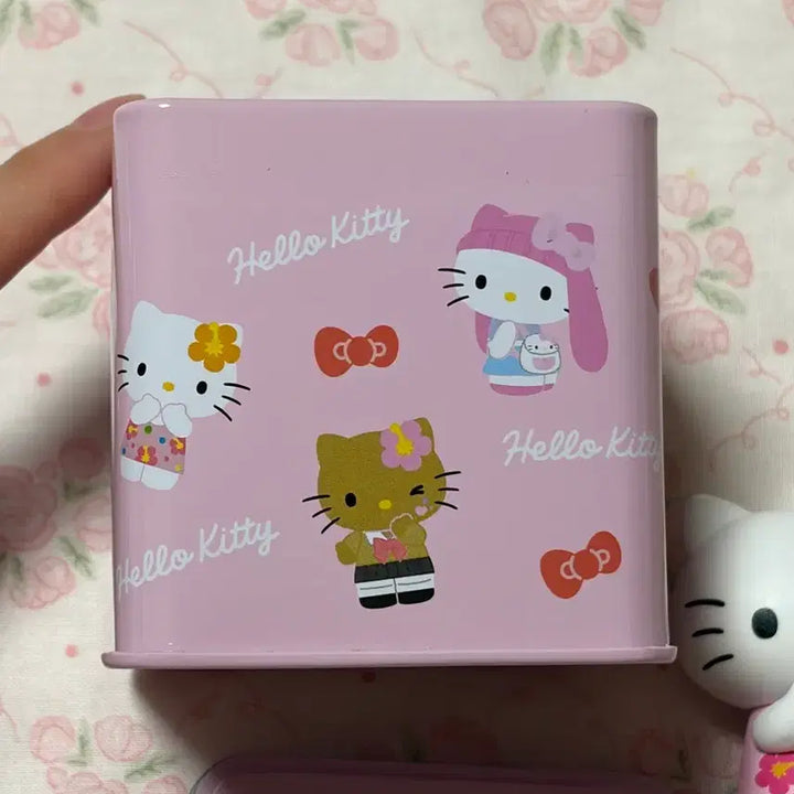 [BUNJANG] Heisei Kitty Tin Case Figure Hawaii Flower / 헤이세이 키티 틴케이스 랜덤 시크릿 피규어 확정 하와이 꽃 헤이세이