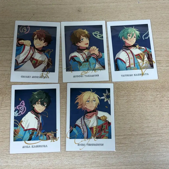 [BUNJANG] Ensemble Stars 7th Anniversary Pashacollection Cards - Chiaki, Eichi, Tatsumi, Midori, Mika / 앙스타 7주년 파샤 치아키 에이치 타츠미 미도리 미카