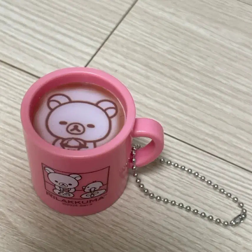 [BUNJANG] San-X Rilakkuma Latte Art Light Keyring Gacha / 산엑스 리락쿠마 머그컵 라떼아트 라이트 키링 가챠