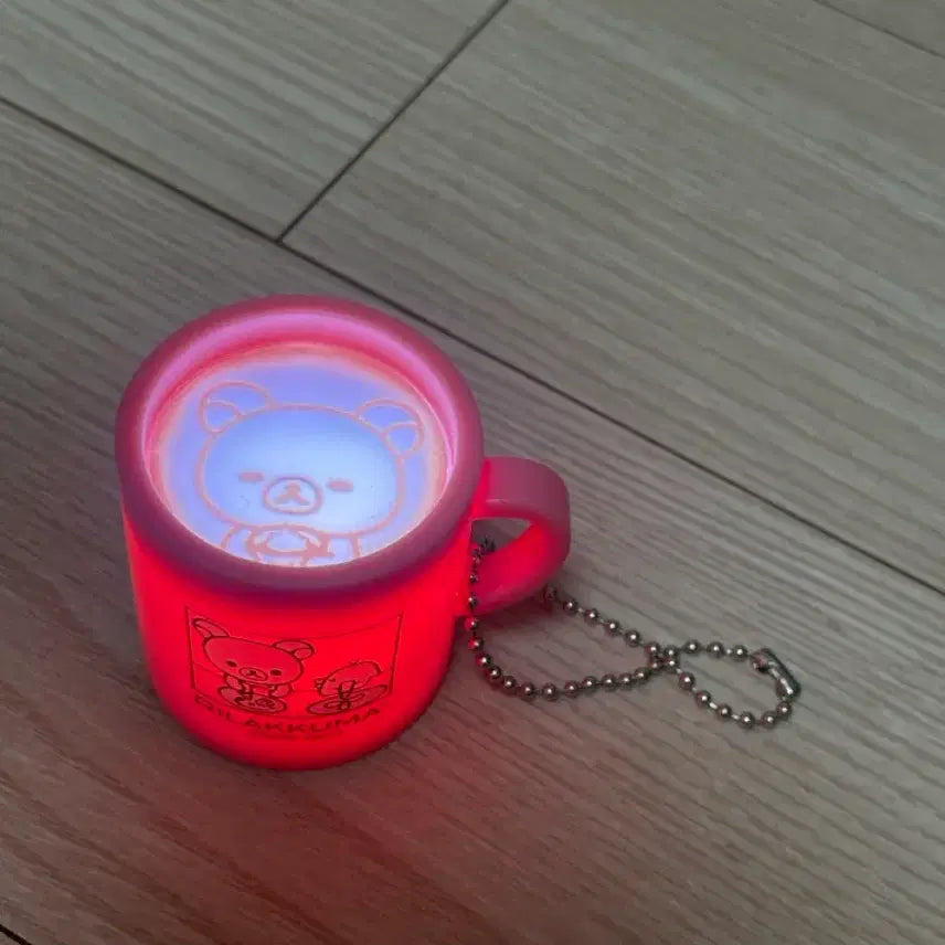 [BUNJANG] San-X Rilakkuma Latte Art Light Keyring Gacha / 산엑스 리락쿠마 머그컵 라떼아트 라이트 키링 가챠