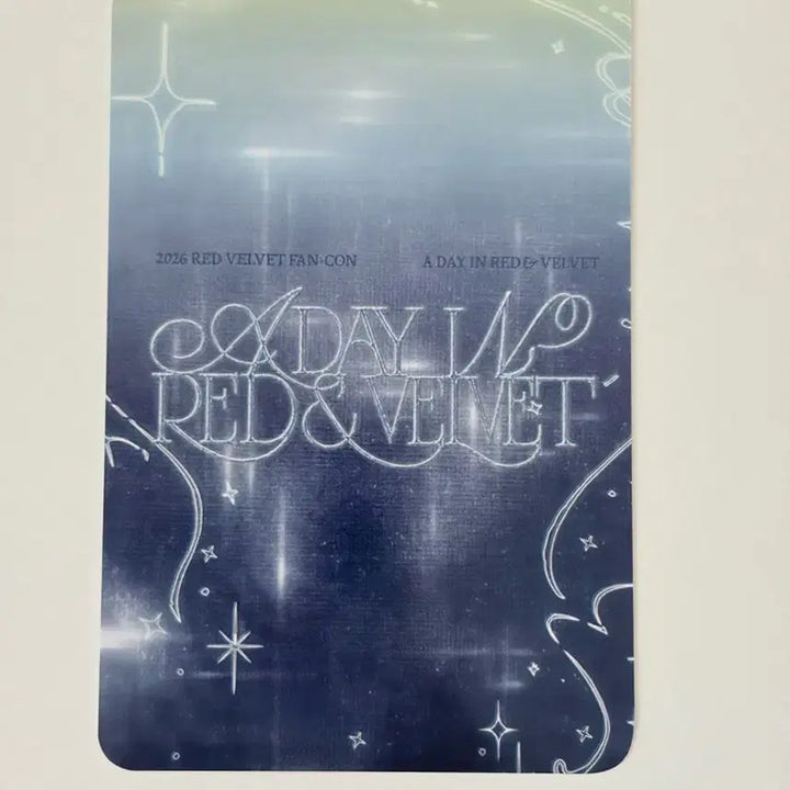 [BUNJANG] Red Velvet Wendy Concert Entrance Photocard (Mid-Con) / 웬디 콘서트 입장포카 (중콘)