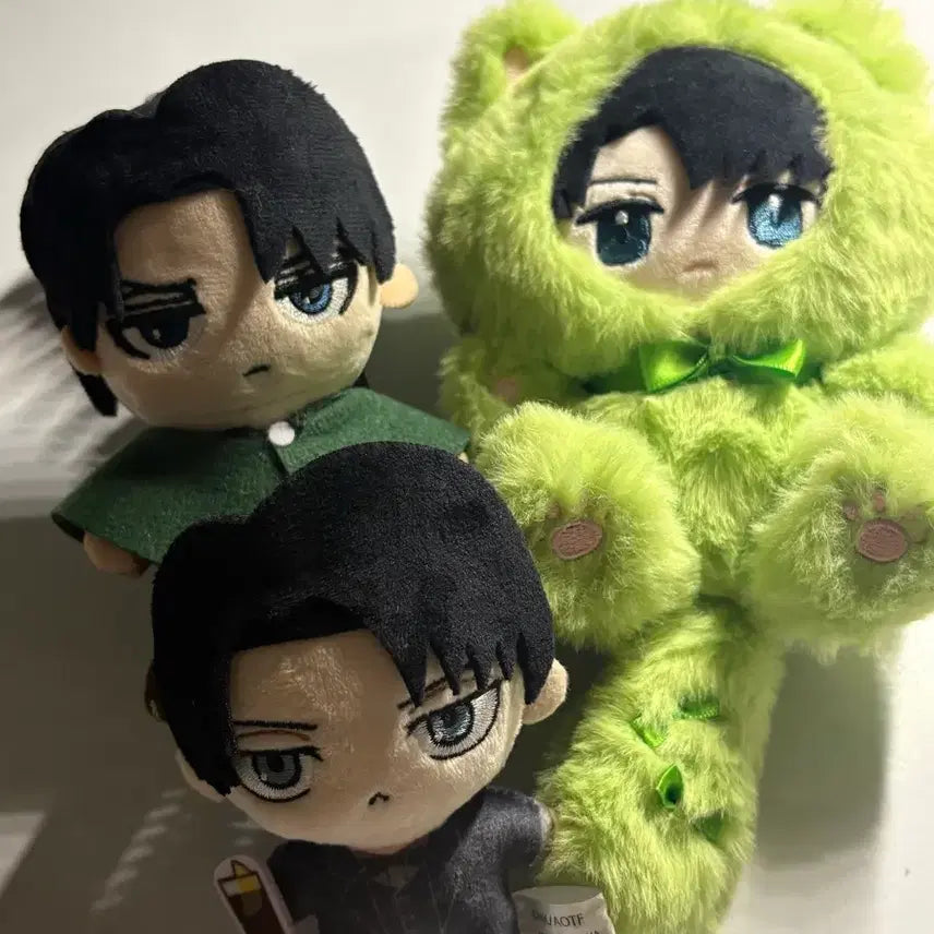 [BUNJANG] Levi Nui Plush Bundle Set / 반택포) 리바이 아커만 인형 누이 일괄 판매 타피냥코 오스와리 펍 포켓코