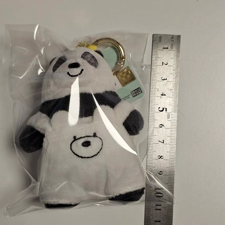 [BUNJANG] We Bare Bears Overalls Panda Plush Keychain / [인뽑] 위베어베어스 멜빵 판다 인형 키링 판매합니다.