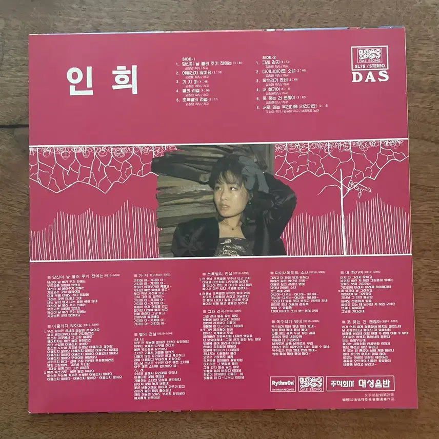 [BUNJANG] Kim Chang-wan Kim Chang-wan Compositions Collection LP (Simply Opened) / 인희 lp 김창완작곡집(단순개봉) 엘피