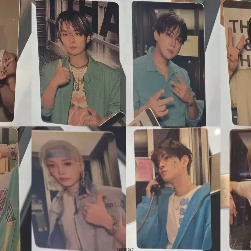 [SOLD OUT] [BUNJANG] Stray Kids Popup Photocard Set / 스트레이키즈 스키즈 팝업 티셔츠 포카 포카만