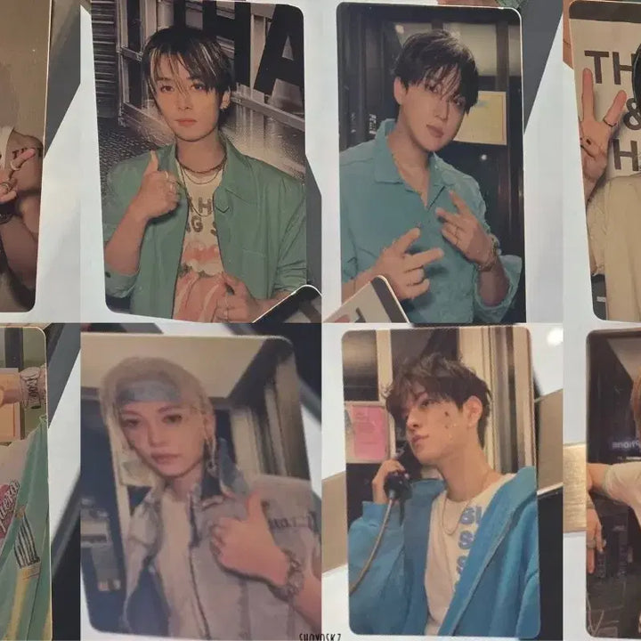 [SOLD OUT] [BUNJANG] Stray Kids Popup Photocard Set / 스트레이키즈 스키즈 팝업 티셔츠 포카 포카만