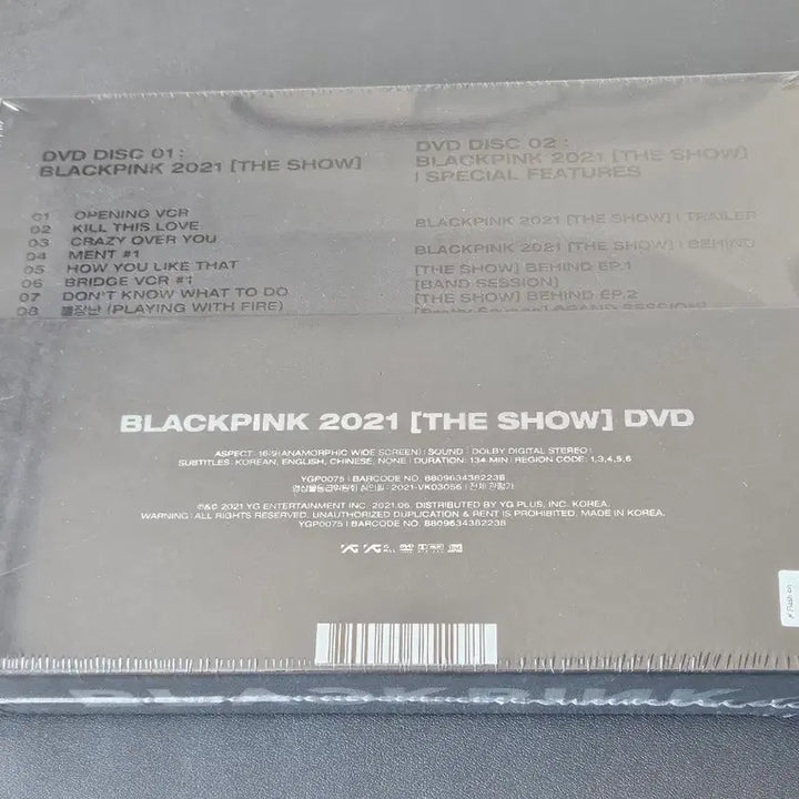 [BUNJANG] BLACKPINK THE SHOW DVD Sealed Bundle Set Special Ticket Jisoo / 블랙핑크 THE SHOW DVD 미개봉(특전 포함)