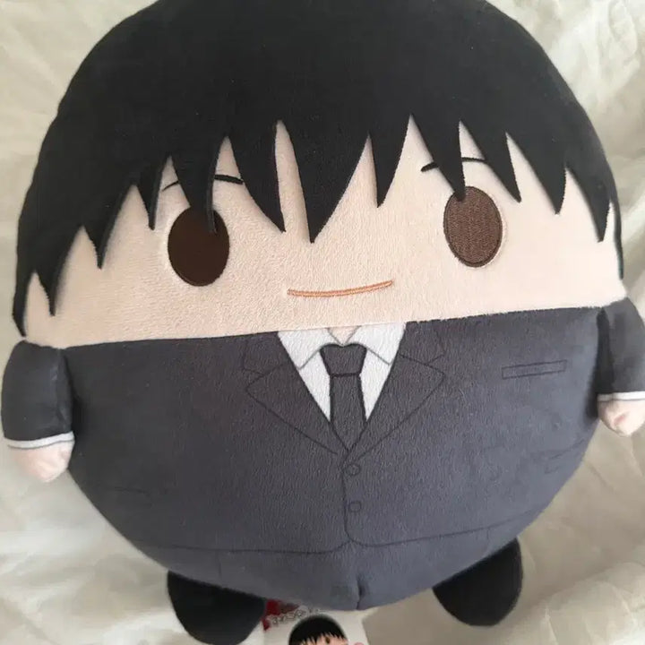 [BUNJANG] Sakamoto Days Nagumo Suit Ver. Big Fuwa Kororin Plush / 사카모토데이즈 나구모 빅후와코로링 정장버전