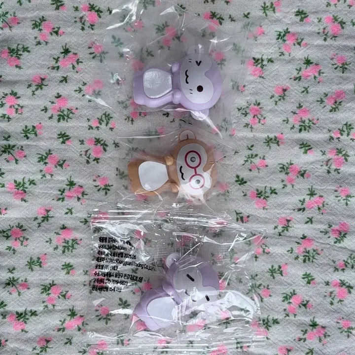 [BUNJANG] Gamja Soongi 3 Types Bundle Set Unsealed Pinku, Hyper, Eyewear Soongi, Purple Soongi Plush Toy / 감자숭이 3종 일괄 미개봉 핑루 히퍼 안경숭이 보라숭이