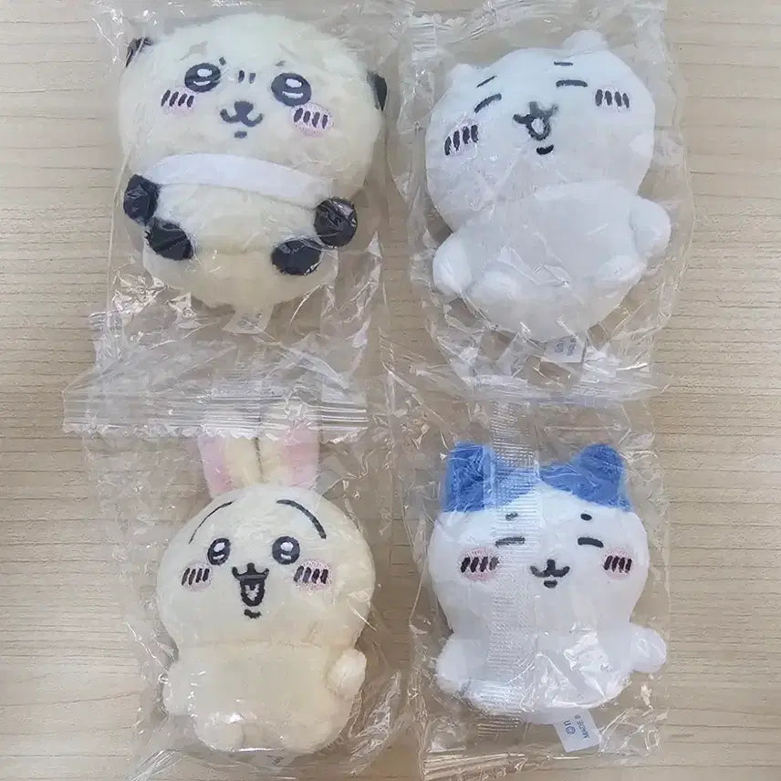 [BUNJANG] Chiikawa Usagi Hachiwari Rakko Seated Plushie Bundle Set 2nd Edition / [일괄] 먼작귀 앉은 누이 2탄 치이카와 우사기 하치와레 랏코
