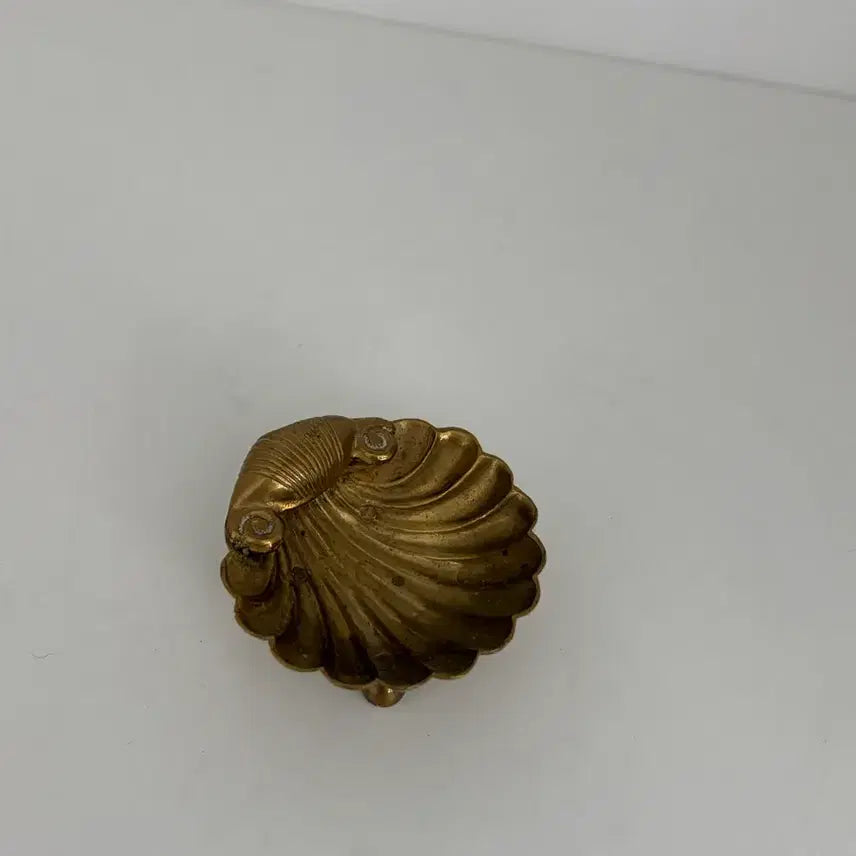 [BUNJANG] Vintage Brass Shell Mini Trinket Dish (Italy) / 빈티지 브라스 쉘 미니트링켓(이태리)