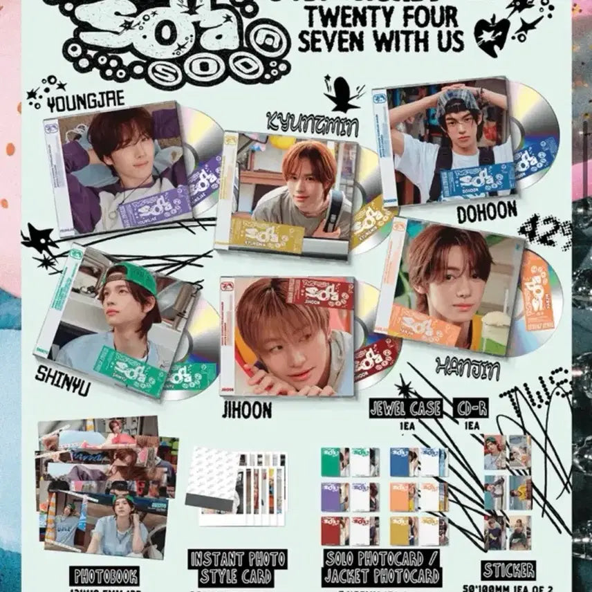 [BUNJANG] TWS SODA SODA Solo Jacket Shinyu Sealed Album with Weverse POB / 투어스 소다소다 솔로자켓 신유 미개봉(위버스 미공포 포함)