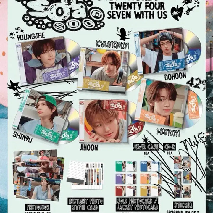 [BUNJANG] TWS SODA SODA Solo Jacket Shinyu Sealed Album with Weverse POB / 투어스 소다소다 솔로자켓 신유 미개봉(위버스 미공포 포함)