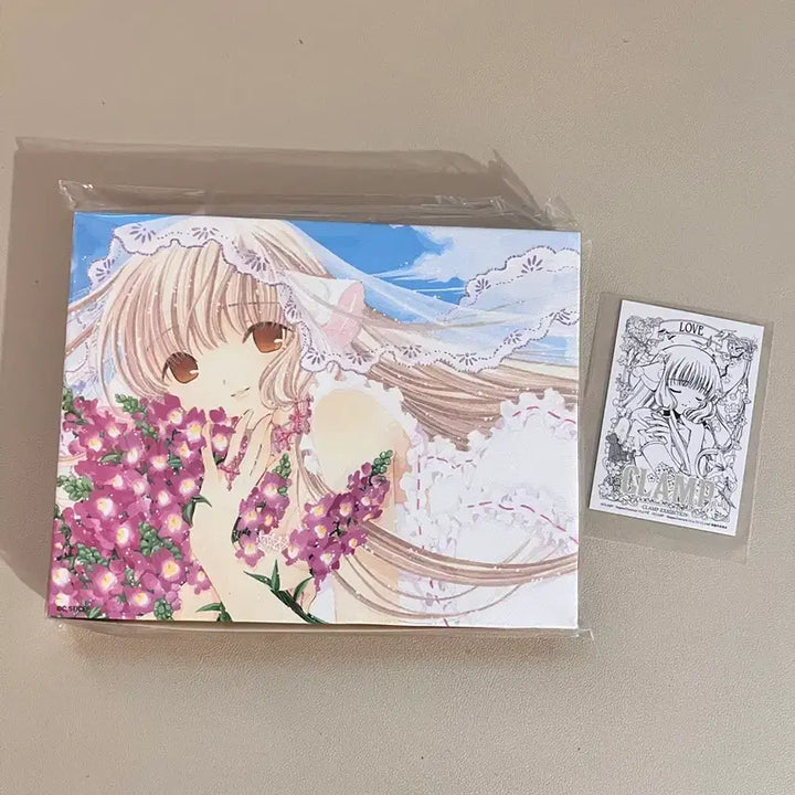 [BUNJANG] Clamp Exhibition Chobits Chi Photocard Canvas &amp; Special Cards Bundle (2 Types, Sealed) / 클램프전(CLAMP) 쵸비츠 치이 캔버스, 특전카드 미개봉 2종 일괄