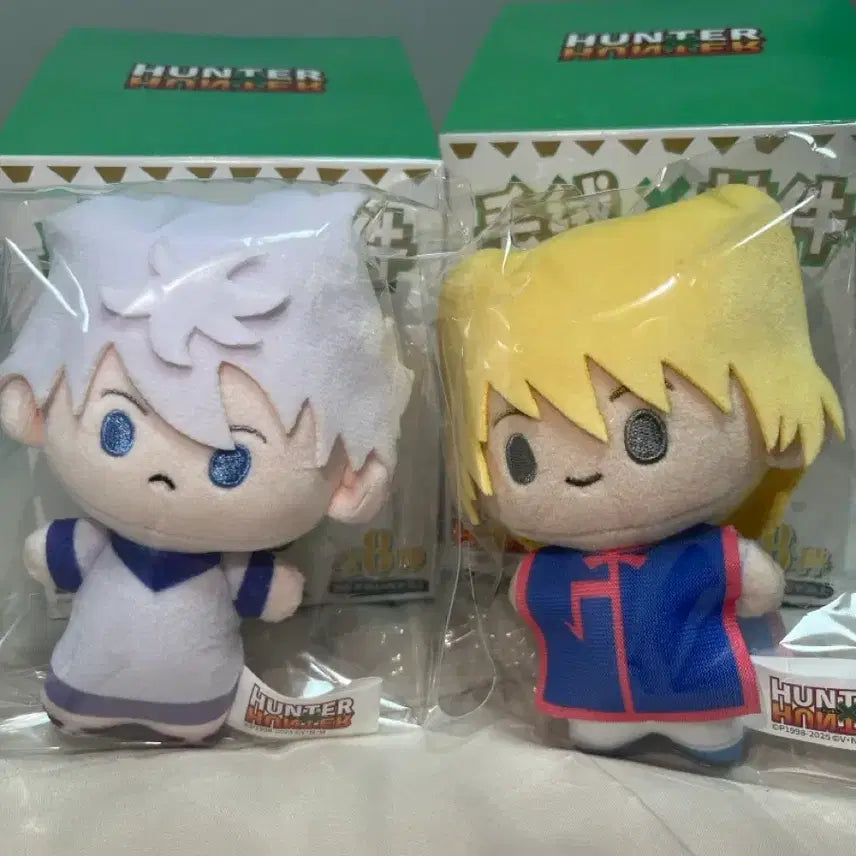 [BUNJANG] Hunter x Hunter Shanghai Pop-up GoGo Goods Kilua &amp; Kurapika Plush Set / 헌터헌터 상하이 팝업 고고굿즈 키르아 크라피카 누이