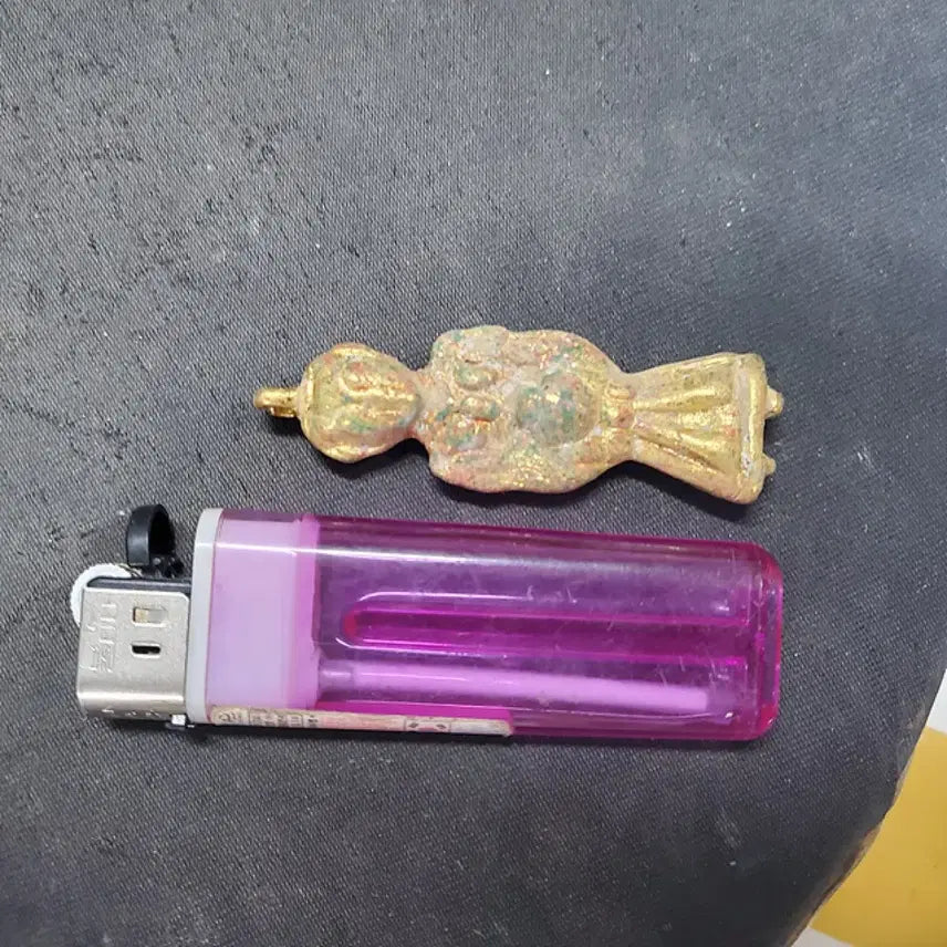 [BUNJANG] Gilded Bronze Figure Pendant (2) Chinese Antique Collectible / 출토품 금동제 인물형 호신불 펜던트(2) 중국 골동품 고미술품 수집품 불상 불교
