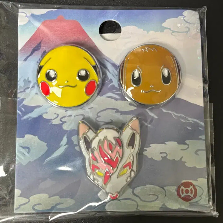 [BUNJANG] Pokemon Badge 3-Set / 미개봉 포켓몬 뱃지 판매합니다.