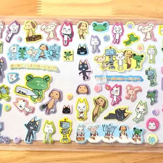 [BUNJANG] Dokodemo Issyo Toro Squeeze Sticker Set / 도코데모잇쇼 토로 스퀴시 스티커 일괄