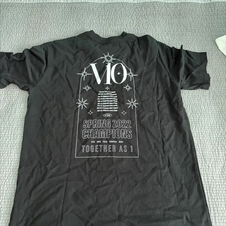 [BUNJANG] T1 V10 Championship T-Shirt Black / T1 v10기념 우승 티셔츠