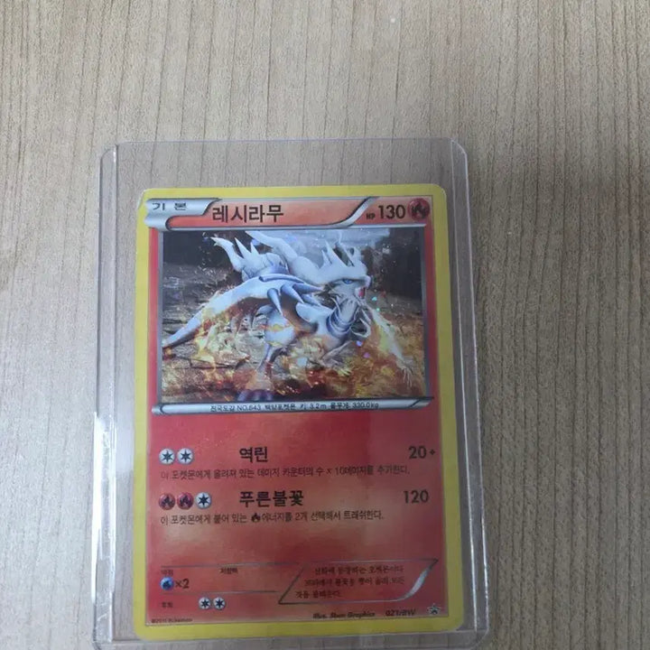 [BUNJANG] Reshiram BW 021 Promo Card / 레시라무 bw 021 프로모