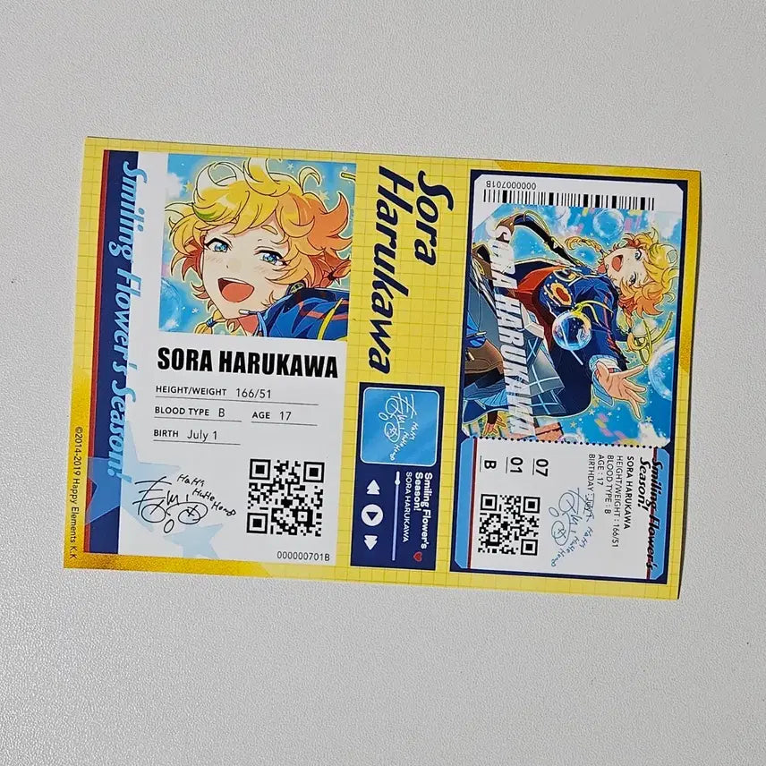 [BUNJANG] Ensemble Stars Sora Bromide, Feature 3, Idol Appeal Seal / 앙스타 소라 브미업 피쳐3 아이돌 어필씰