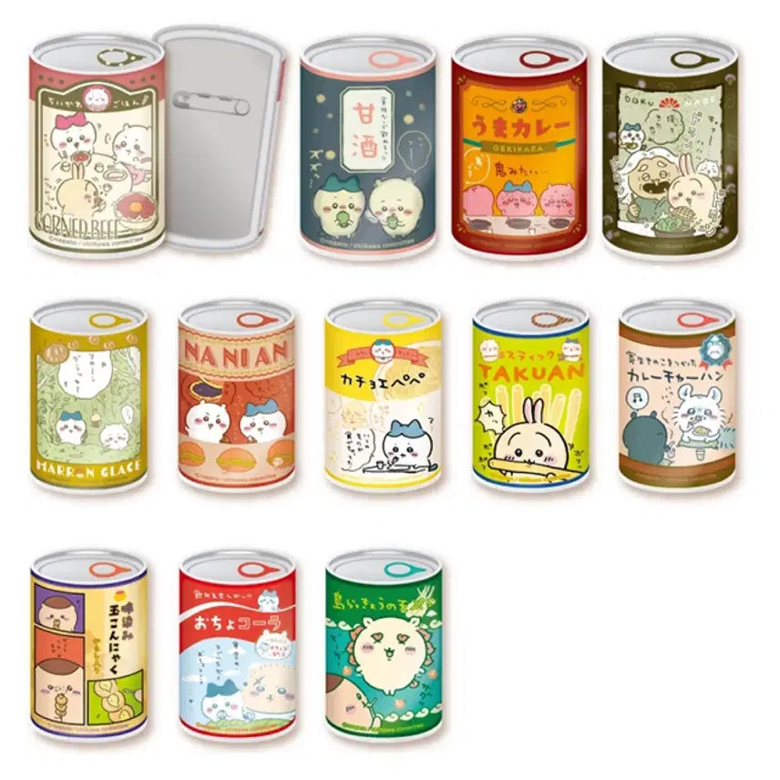 [BUNJANG] Chiikawa Random Can Badge Vol. 2 / 치이카와 랜덤 캔뱃지 2탄