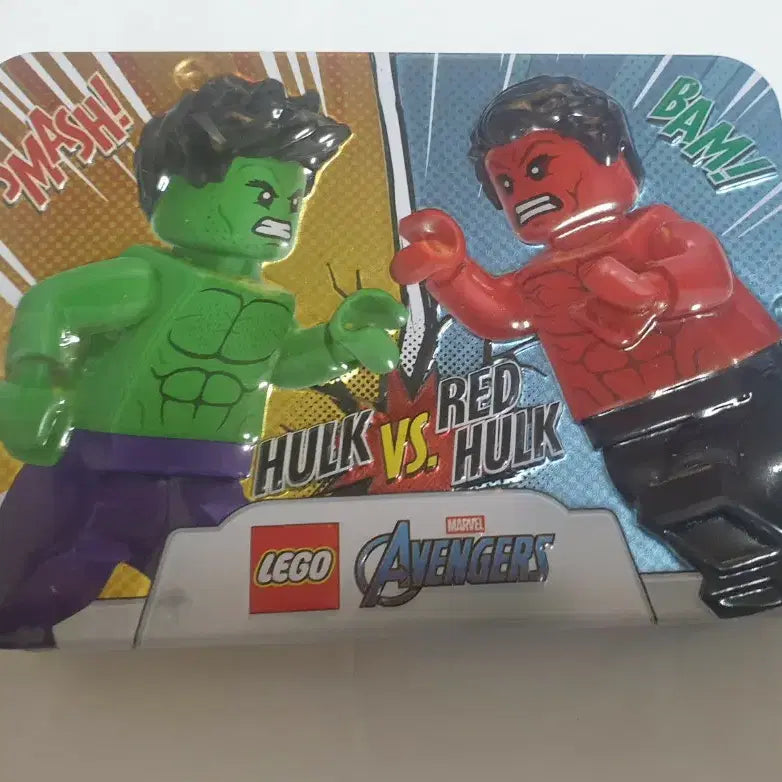 [BUNJANG] LEGO Marvel Avengers Hulk vs. Red Hulk Tin Case New / 레고 마블 어벤져스 헐크vs레드헐크 틴케이스 새상품