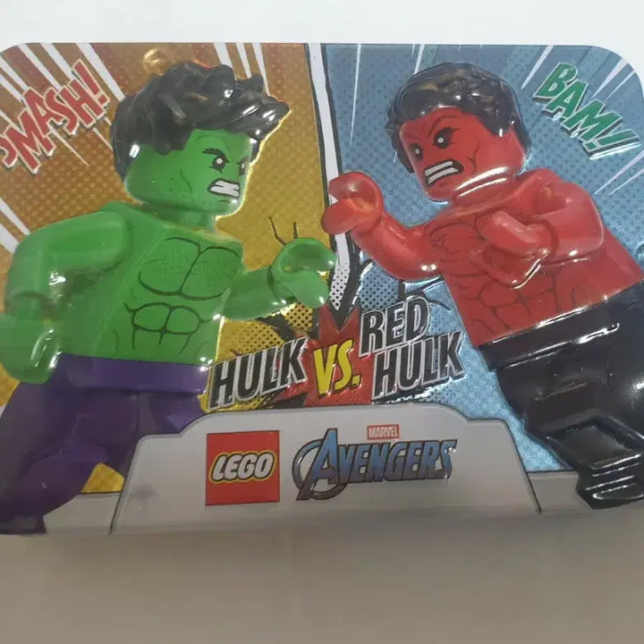 [BUNJANG] LEGO Marvel Avengers Hulk vs. Red Hulk Tin Case New / 레고 마블 어벤져스 헐크vs레드헐크 틴케이스 새상품