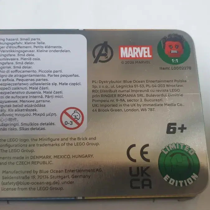 [BUNJANG] LEGO Marvel Avengers Hulk vs. Red Hulk Tin Case New / 레고 마블 어벤져스 헐크vs레드헐크 틴케이스 새상품