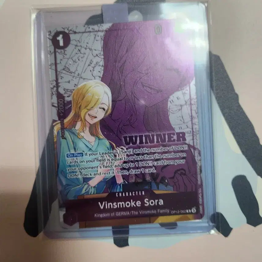 [BUNJANG] One Piece Card Game Vinsmoke Sora Winner Card / 원피스 카드 게임 빈스모크 소라 winner
