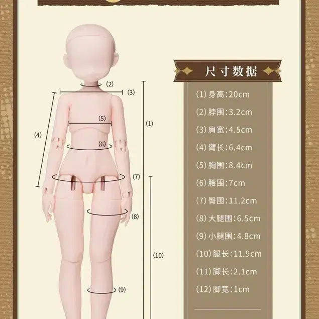 [BUNJANG] Blind Doll BJD 1/6 Scale Figure / 블라인드돌 구체관절인형 BJD 1/6 피규어