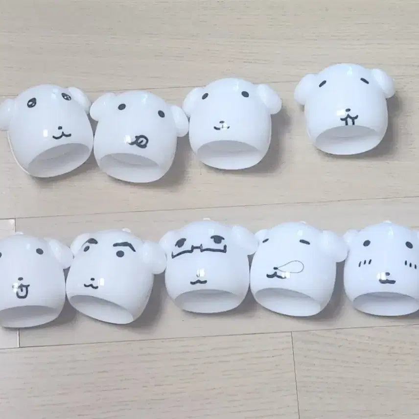[BUNJANG] Ganadi Drink Bottle Caps Figure Set (9 Types) / {희귀} [일괄/중복X] 가나디 음료 뚜껑 9종 세트