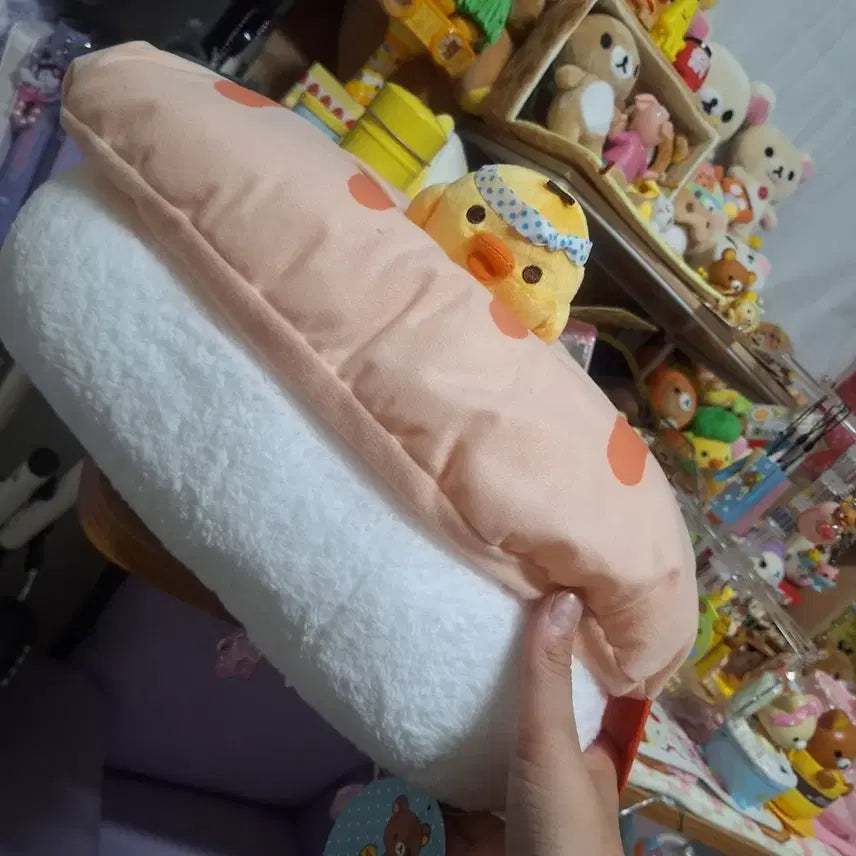 [BUNJANG] Kiiroitori Giant Shrimp Sushi Plush Doll / (희귀)키이리토리 대왕새우초밥 인형