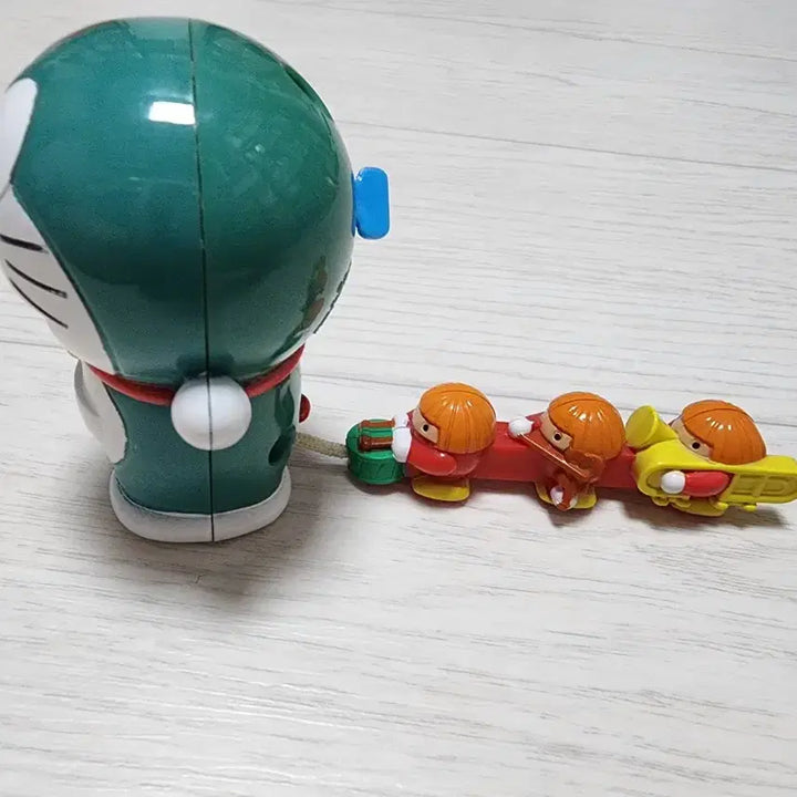 [BUNJANG] 2005 Doraemon Toy Music Band Wind-up Toy Happy Meal / 2005 도라에몽 꼬마 음악대 태엽 장난감 해피밀