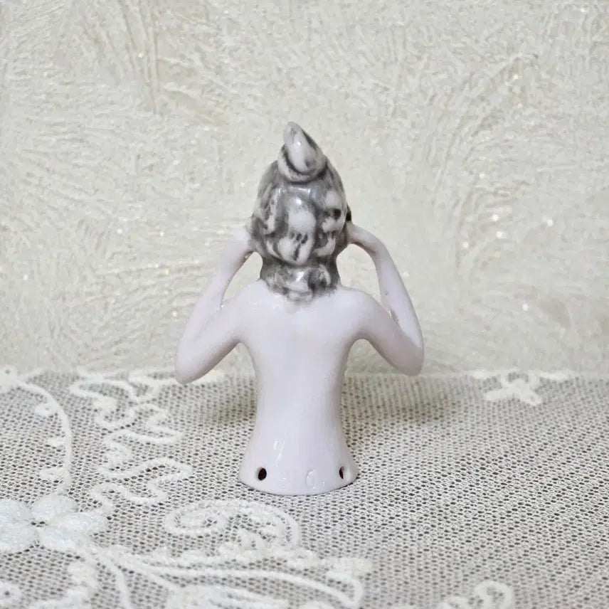 [BUNJANG] Antique German Half Doll Porcelain Figurine / Antique Half Doll 독일 앤틱 하프돌 도자기 인형 빈티지 소품 오브제 장식