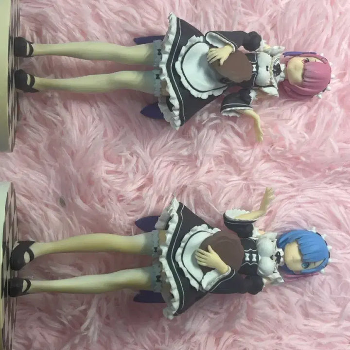 [BUNJANG] Re:Zero Starting Life in Another World Ram &amp; Rem 2 Figure Set / Re:제로부터 시작하는 이세계생활 렘/람 피규어 2종 일괄
