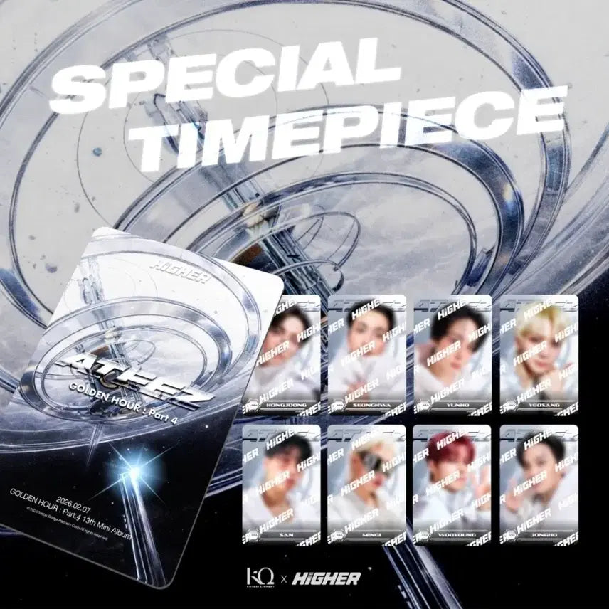 [BUNJANG] ATEEZ Golden Hour Higher Nasa Photocard / 에이티즈 ateez 나사 하이어 포카 nasa higher 골든아워4 golden hour 포토카드