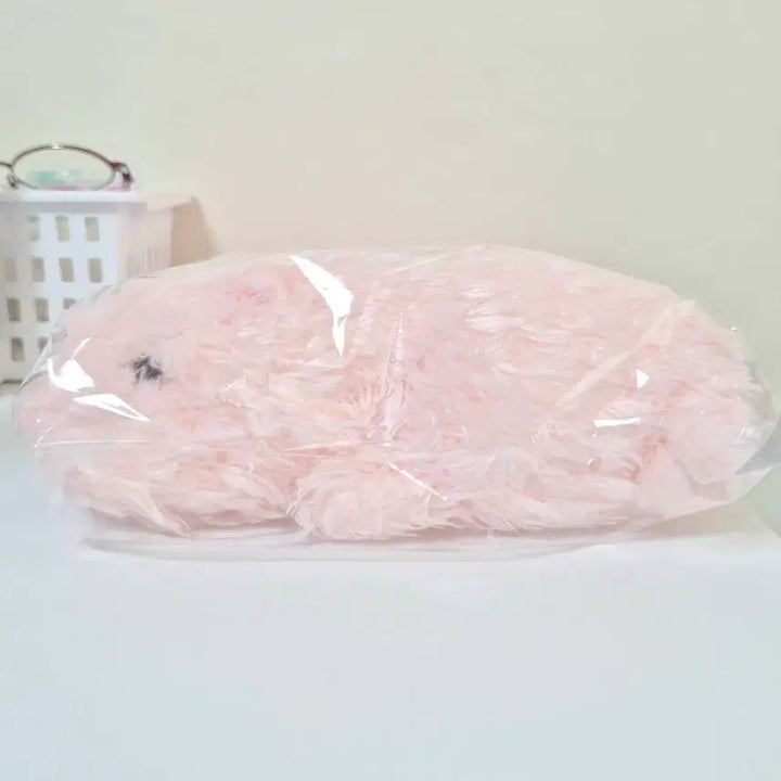[BUNJANG] Vintage Retro Pink Capybara Plush Doll (23cm) / 고전 빈티지 레트로 핑크 분홍 복슬 카피바라 인형