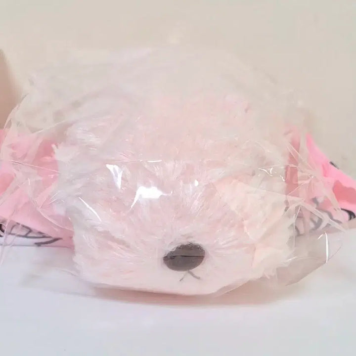 [BUNJANG] Vintage Retro Pink Capybara Plush Doll (23cm) / 고전 빈티지 레트로 핑크 분홍 복슬 카피바라 인형