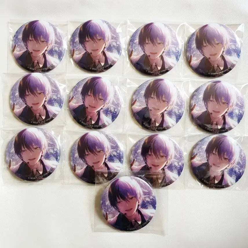 [BUNJANG] Project Sekai x Ensemble Stars Aoyagi Toya Can Badge Bundle Set (13 pcs) / 프로세카 프세카 앙스타 콜라보 아오야기 토우야 캔뱃지 13개 판매